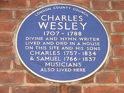What was Charles Wesley's relationship to Samuel Wesley the Younger?