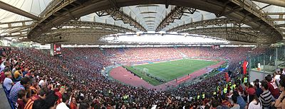 What is the capacity of [url class="tippy_vc" href="#479685"]Stadio Olimpico[/url], A.S. Roma's home venue?