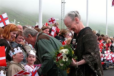 How many foreign state visits did Margrethe II undertake?