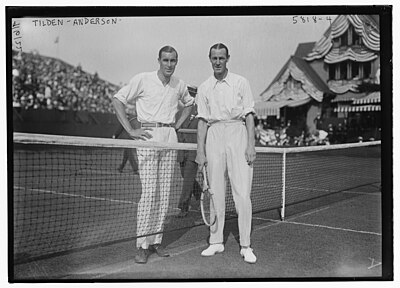 Who succeeded Tilden as the top American tennis player?