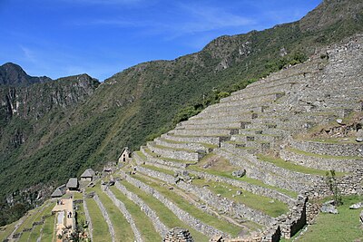 Which of these structures is NOT one of the three primary structures in Machu Picchu?