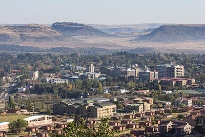 Which of the following cities or administrative bodies are twinned to Maseru?[br](Select 2 answers)