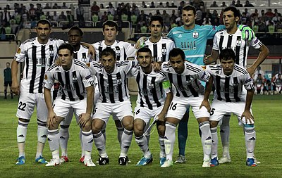 What are two of the official colors of Neftchi Baku PFC?[br](Select 2 answers)
