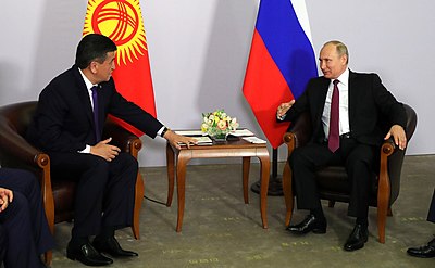 Who succeeded Jeenbekov as president?