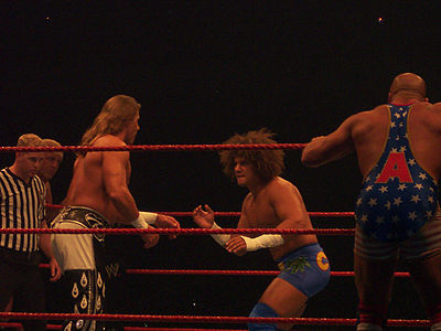 Carlito is a member of which wrestling family?