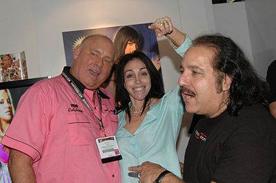 What hair colors does Ron Jeremy have?[br](Select 2 answers)