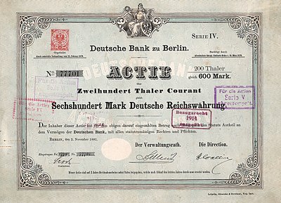 Which international organization designates Deutsche Bank as a global systemically important bank?