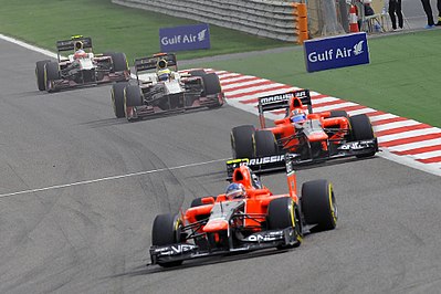 What was the nationality of Marussia F1 Team's racing license in 2015?