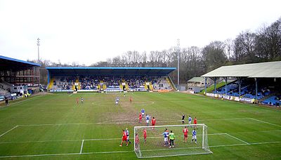 In which year did FC Halifax Town first participate in the FA Cup?