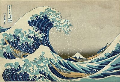 What was Hokusai's original name?