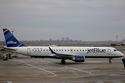 Which South American country does JetBlue fly to?