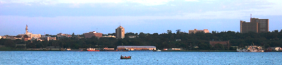 Which city is the second-largest in the Lake Victoria Basin after Kisumu?
