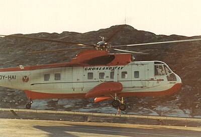 What type of support does Air Greenland provide for Greenland's energy and mineral-resource industries?