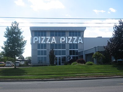In which Canadian province is Pizza Pizza's headquarters located?