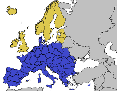 What is the common currency used by most European Union countries?