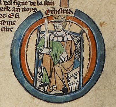 Which historical event occurred during Æthelred I's reign?