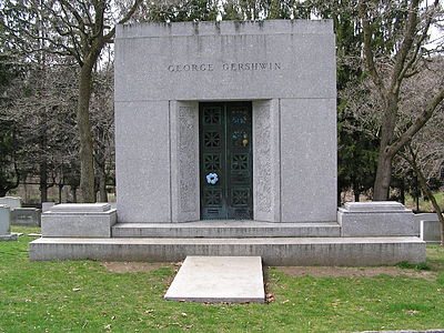 Where is George Gershwin buried?