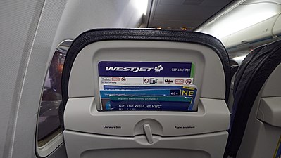 Which airline is WestJet's main competitor in Canada?