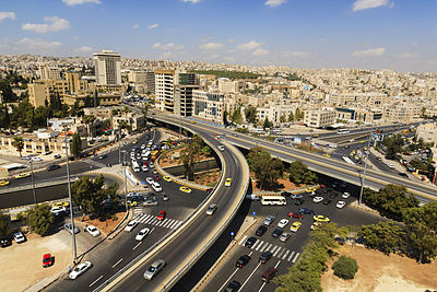 Which public transportation systems serve Amman?