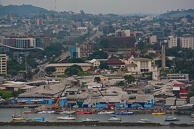 What is the main economic activity in Libreville?