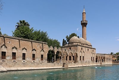 According to legend, which prophet was born in a cave in Urfa?