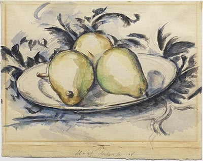 What was the name of the art school Cézanne attended in Paris?