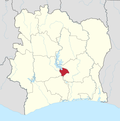 How many settlements are there in the district of Yamoussoukro?