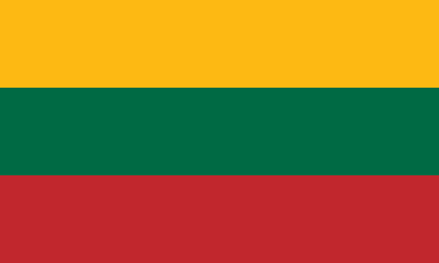 When did the Lithuania national football team play their first match?