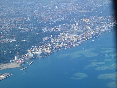 In which year was Kota Kinabalu granted city status?