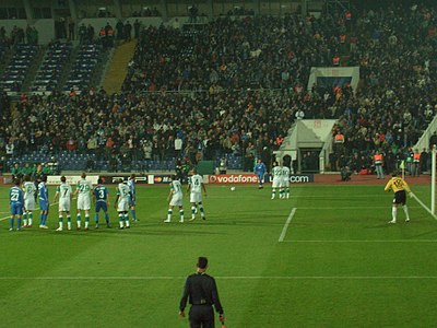 What is the capacity of PFC Levski Sofia's home ground, the Vivacom Arena - Georgi Asparuhov?