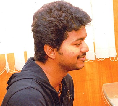 What is the name of Vijay's debut film as a lead actor?