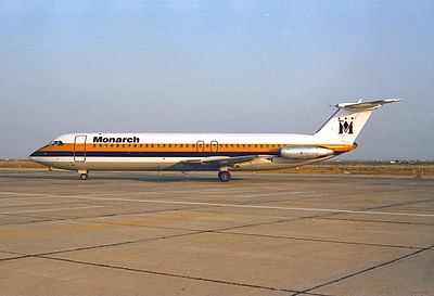 In what year did Monarch Airlines become a low-cost airline?