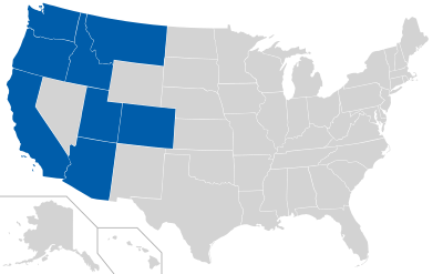Which state has no affiliate members in the Big Sky Conference?