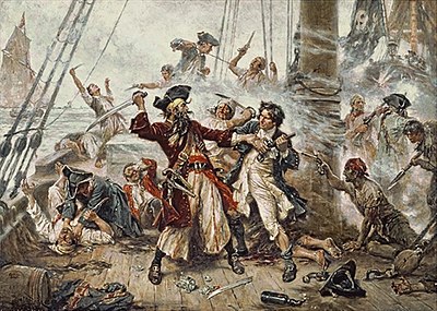 Was Blackbeard's tactic to use violence?