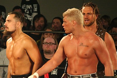 Which wrestling group did Adam Page join in 2016?