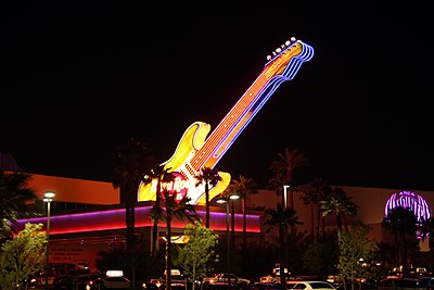 Who was the founder of the Hard Rock Hotel and Casino in Las Vegas?