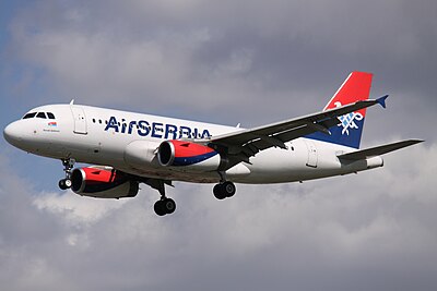 Where is the headquarters of Air Serbia located?