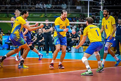 What is the nickname of the Brazil men's national volleyball team?