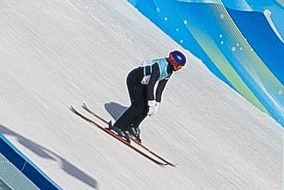 Which Winter Olympic events has Eileen Gu competed in?