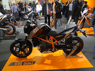 Which KTM motorcycle series is designed for motocross racing?