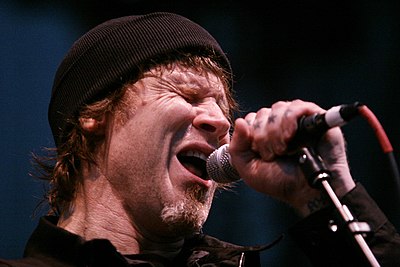 What was the first band that Mark Lanegan sang for?