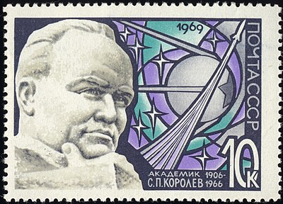 Was Sergei Korolev involved in a project to make the first human-made object to contact another celestial body?