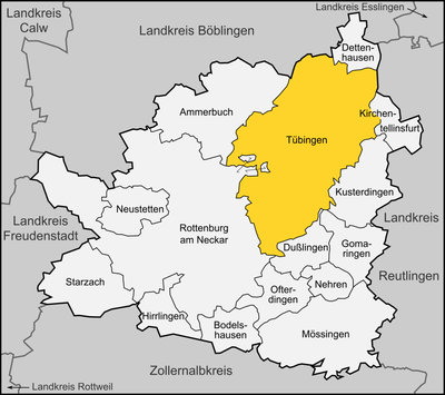 What is Tübingen known as?