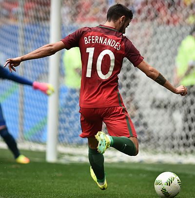 Which international youth levels has Bruno Fernandes represented Portugal?