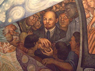 What significant events are related to Vladimir Lenin? [br] (Select 2 answers)