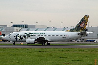 How many employees does Frontier Airlines have?
