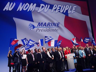 What political party is Marine Le Pen a member of?