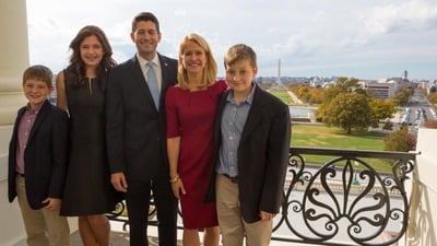What is the name of Paul Ryan's family construction company?