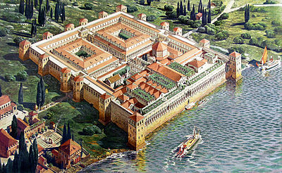 What type of government did Diocletian establish in the Roman Empire?