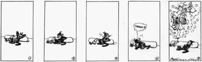 One notable element of George Herriman's work was its..?